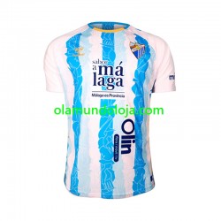 Camisola Málaga CF Homem Equipamento Primeiro 2024-2025 Manga Curta